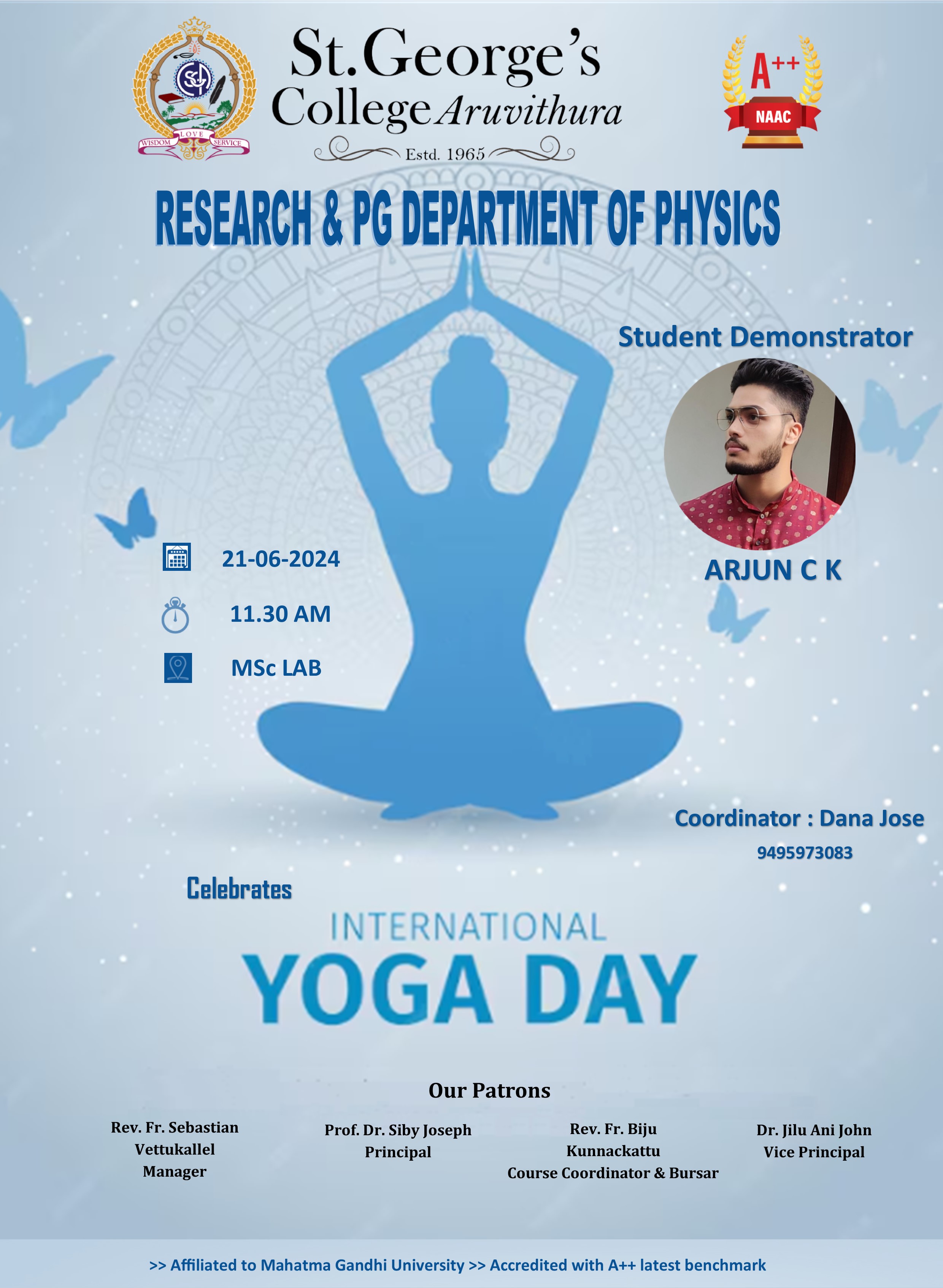 Yoga Day Celebration - Physics